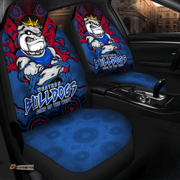 Western Bulldogs Ripped Legacy Of The Game Car Seat Covers