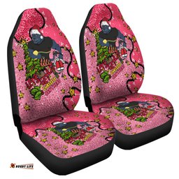 Penrith Panthers Christmas Custom Let's Get Lit Chrisse Pressie Pink Car Seat Covers
