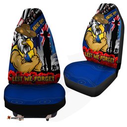 West Coast Eagles Anzac Day Honor United In Spirit Car Seat Covers