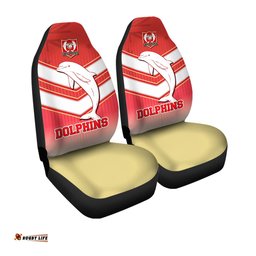 Redcliffe Dolphins Redcliffe Dolphins Macost With Australia Flag Car Seat Covers
