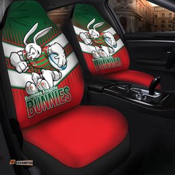 South Sydney Rabbitohs Bunnies Mascot With Australia Flag Car Seat Covers