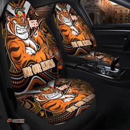 Wests Tigers Naidoc Week Custom For Our Elders Home Jersey Car Seat Covers