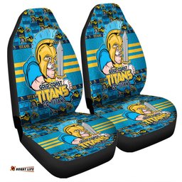 Gold Coast Titans Champions Pride Comic Style Car Seat Covers