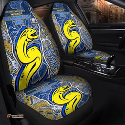 Parramatta Eels Grand Final Custom Custom Parramatta Eels With Contemporary Style Of Aboriginal Painting Car Seat Covers