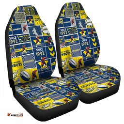 North Queensland Cowboys Team Of Us Die Hard Fan Supporters Comic Style Car Seat Covers