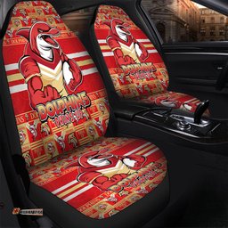 Redcliffe Dolphins Champions Pride Comic Style Car Seat Covers