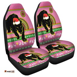 Penrith Panthers Australia Ugly Xmas With Aboriginal Patterns For Die Hard Fans Car Seat Covers
