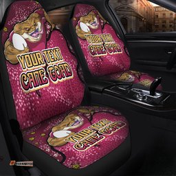Queensland Cane Toads Custom Team With Dot And Star Patterns For Tough Fan Car Seat Covers