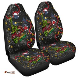 Penrith Panthers Christmas Custom Let's Get Lit Chrisse Pressie Car Seat Covers