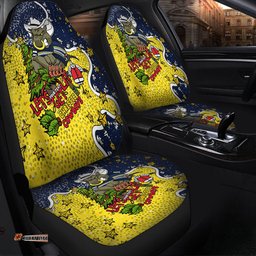 North Queensland Cowboys Christmas Custom Let's Get Lit Chrisse Pressie Car Seat Covers