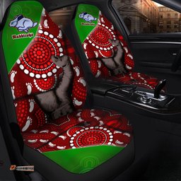 South Sydney Rabbitohs Patronage Rabbitohs Bloods In My Veins Car Seat Covers