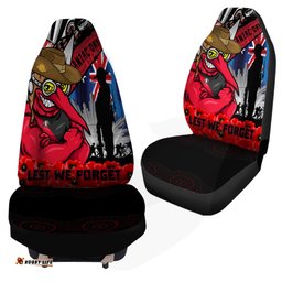 Essendon Anzac Day Honor United In Spirit Car Seat Covers