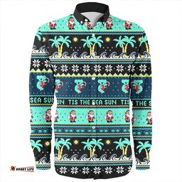 Amazing Aussie Australia Sunny Christmas By The Sea Long Sleeve Shirt