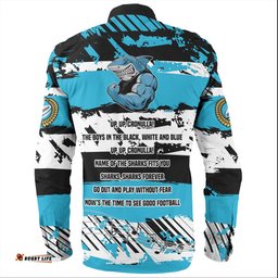 Amazing Aussie Cronulla Sutherland Sharks Theme Song Inspired Long Sleeve Shirt