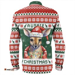 Amazing Aussie Australia Merry Christmas Spirit Kangaroo Edition Long Sleeve Shirt