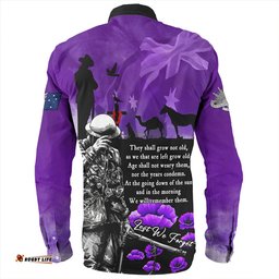 Amazing Aussie Australia Anzac Day Remembering The Animals Victims Of War Long Sleeve Shirt