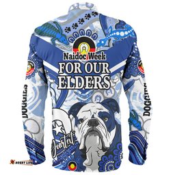 Amazing Aussie Canterbury Bankstown Bulldogs Custom Naidoc Week Doggies Shirt Long Sleeve Shirt