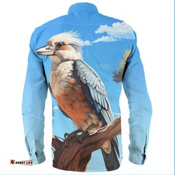 Amazing Aussie Australia Kookaburras Kookaburra With Blue Skys Long Sleeve Shirt