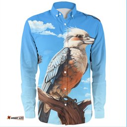 Amazing Aussie Australia Kookaburras Kookaburra With Blue Skys Long Sleeve Shirt