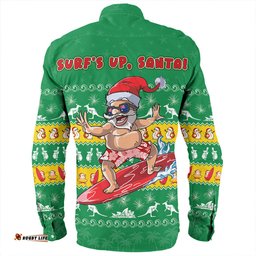 Amazing Aussie Australia Merry Christmas Mate Surf's Up Santa Long Sleeve Shirt