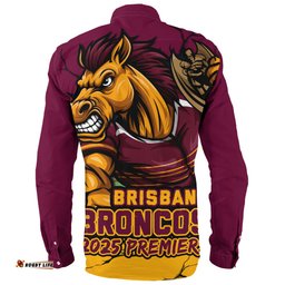 Amazing Aussie Brisbane Broncos Unleash Power In The Ultimate Battle Long Sleeve Shirt
