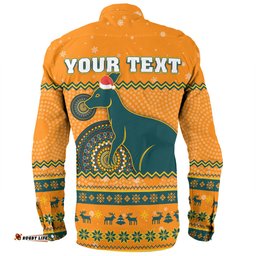 Amazing Aussie Australia Wallabies Christmas Custom Ugly Xmas And Aboriginal Patterns For Die Hard Fan Long Sleeve Shirt