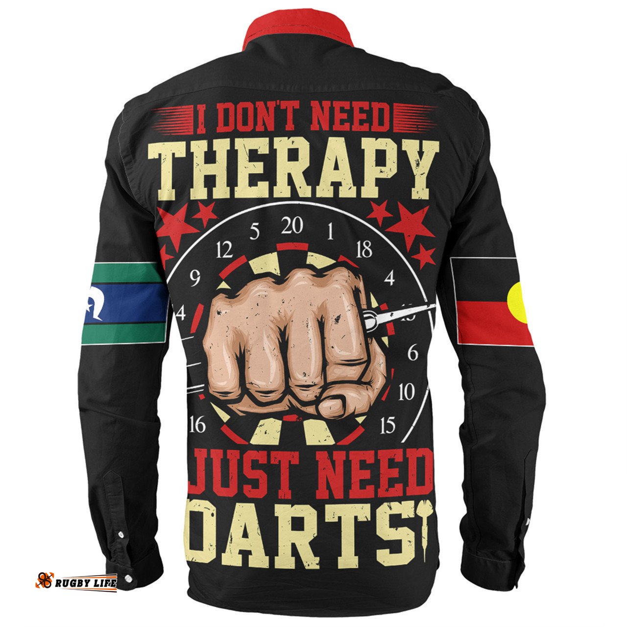 Amazing Aussie Australia Sport Darts Custom Darts Sport Custom I Just Need Darts Long Sleeve Shirt