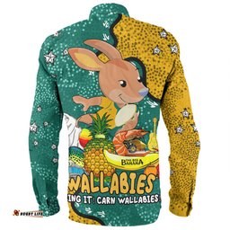 Amazing Aussie Australia Wallabies Custom Australian Big Things Long Sleeve Shirt