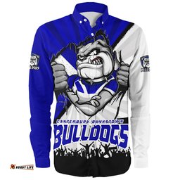 Amazing Aussie Canterbury Bankstown Bulldogs Fearless Soul Series Long Sleeve Shirt