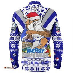 Amazing Aussie Canterbury Bankstown Bulldogs Christmas Custom Bulldogs Santa Aussie Big Things Long Sleeve Shirt