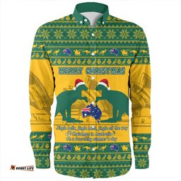 Amazing Aussie Australia Scorching Australia Christmas Green Long Sleeve Shirt