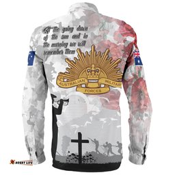 Amazing Aussie Australia We Will Remember Them Anzac Day Long Sleeve Shirt