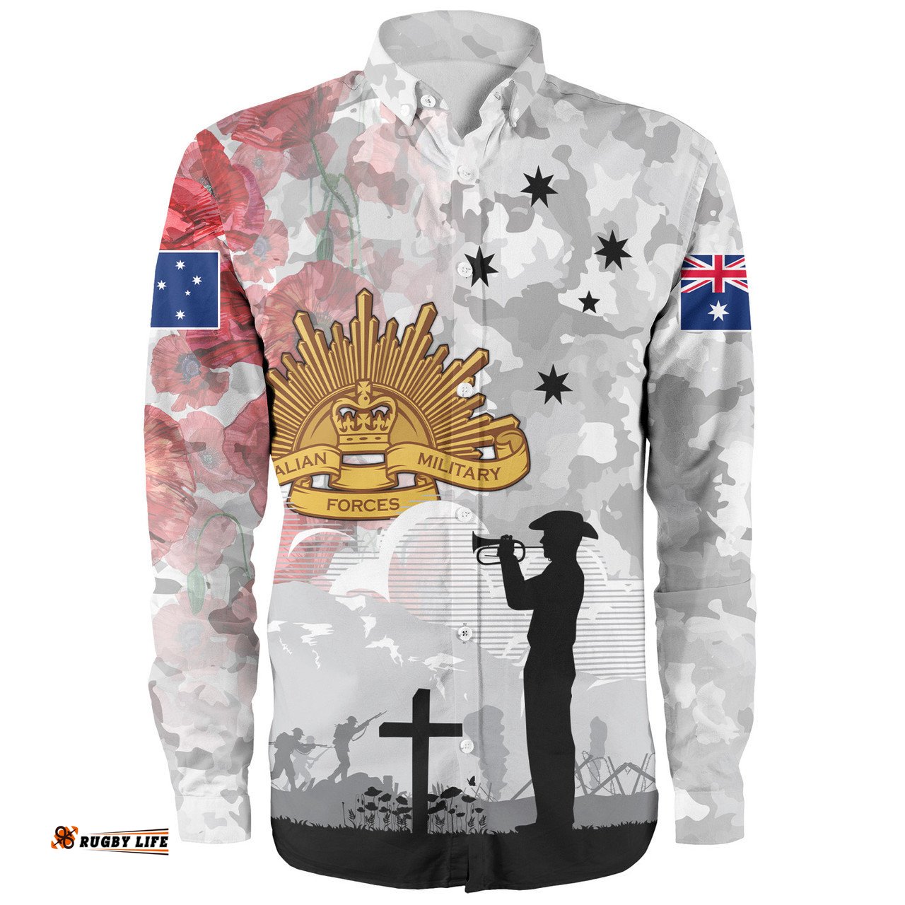 Amazing Aussie Australia We Will Remember Them Anzac Day Long Sleeve Shirt