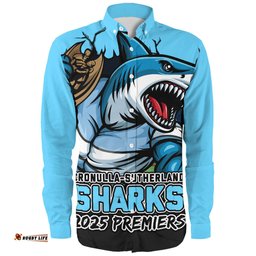 Amazing Aussie Cronulla Sutherland Sharks Unleash Power In The Ultimate Battle Long Sleeve Shirt