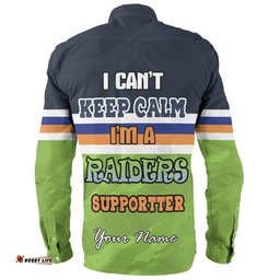 Amazing Aussie Canberra Raiders Custom Canberra Raiders Supporter Long Sleeve Shirt