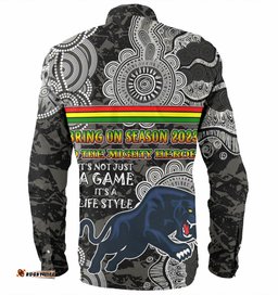 Amazing Aussie Penrith Panthers Custom Penrith Panthers For Life Shirt Long Sleeve Shirt