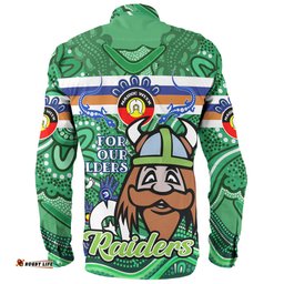 Amazing Aussie Canberra Raiders Naidoc Week Custom For Our Elders Home Jersey Shirt Long Sleeve Shirt