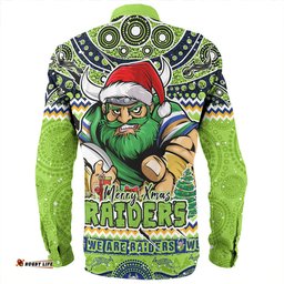 Amazing Aussie Canberra Raiders Aboriginal Xmas Special Ugly Christmas Style Long Sleeve Shirt