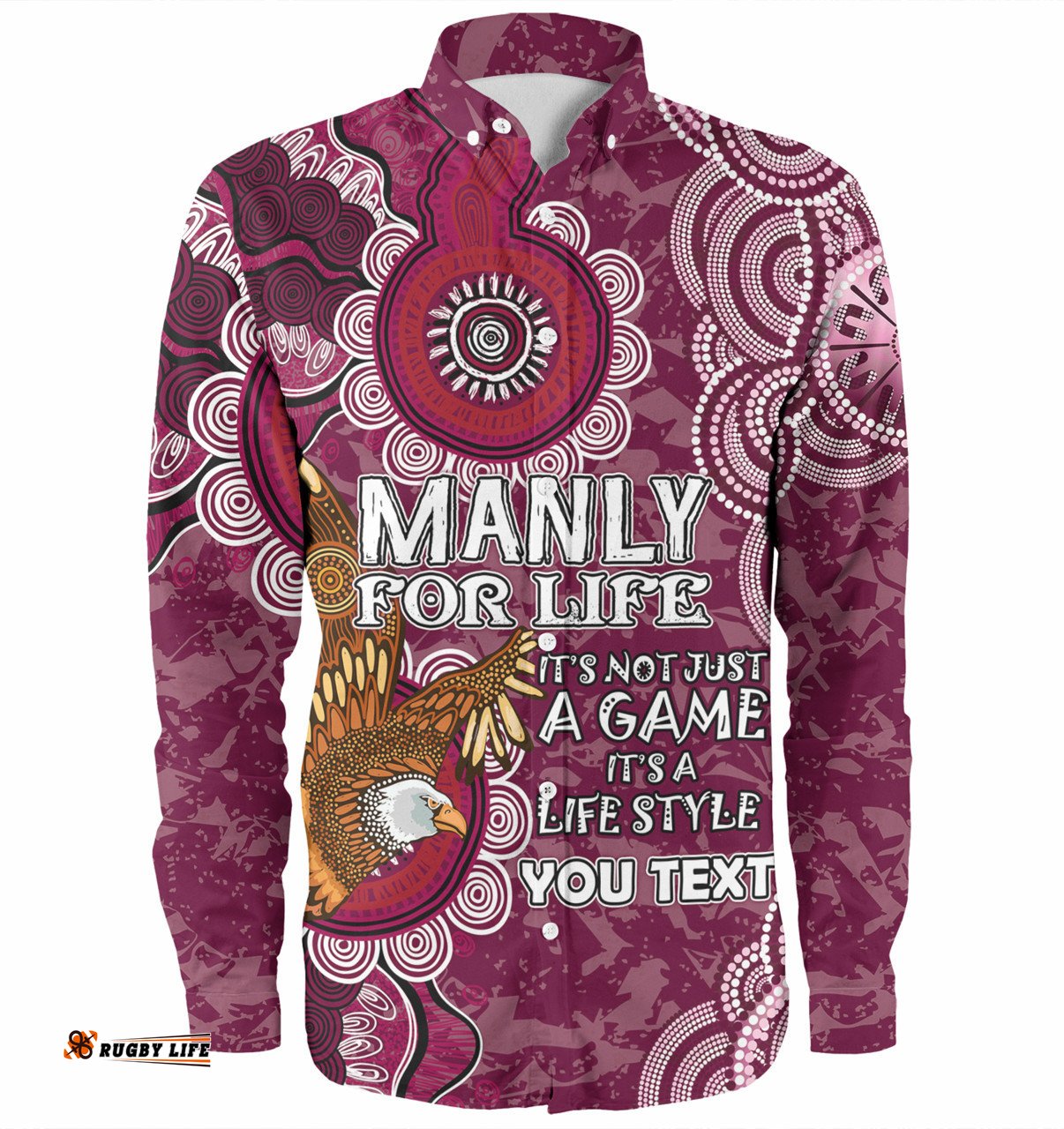 Amazing Aussie Manly Warringah Sea Eagles Manly For Life Shirt Long Sleeve Shirt