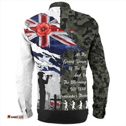 Amazing Aussie Australia Remembrance Day Lest We Forget Australian Military Tribute Green Long Sleeve Shirt
