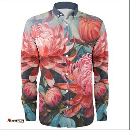 Amazing Aussie Australia Waratahs Waratah Oil Painting Abstract Ver4s Long Sleeve Shirt