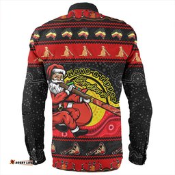 Amazing Aussie Australia Ripper Aboriginal Christmas Down Under Long Sleeve Shirt