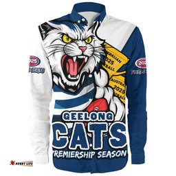 Amazing Aussie Geelong Cats Australian Football Finals Premiership Spirit Long Sleeve Shirt