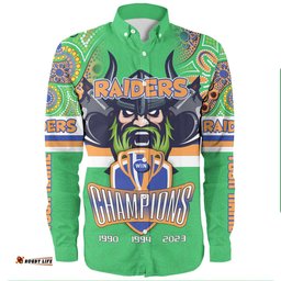 Amazing Aussie Canberra Raiders Custom Talent Win Games But Teamwork And Intelligence Win Championships With Aboriginal Style Long Sleeve Shirt