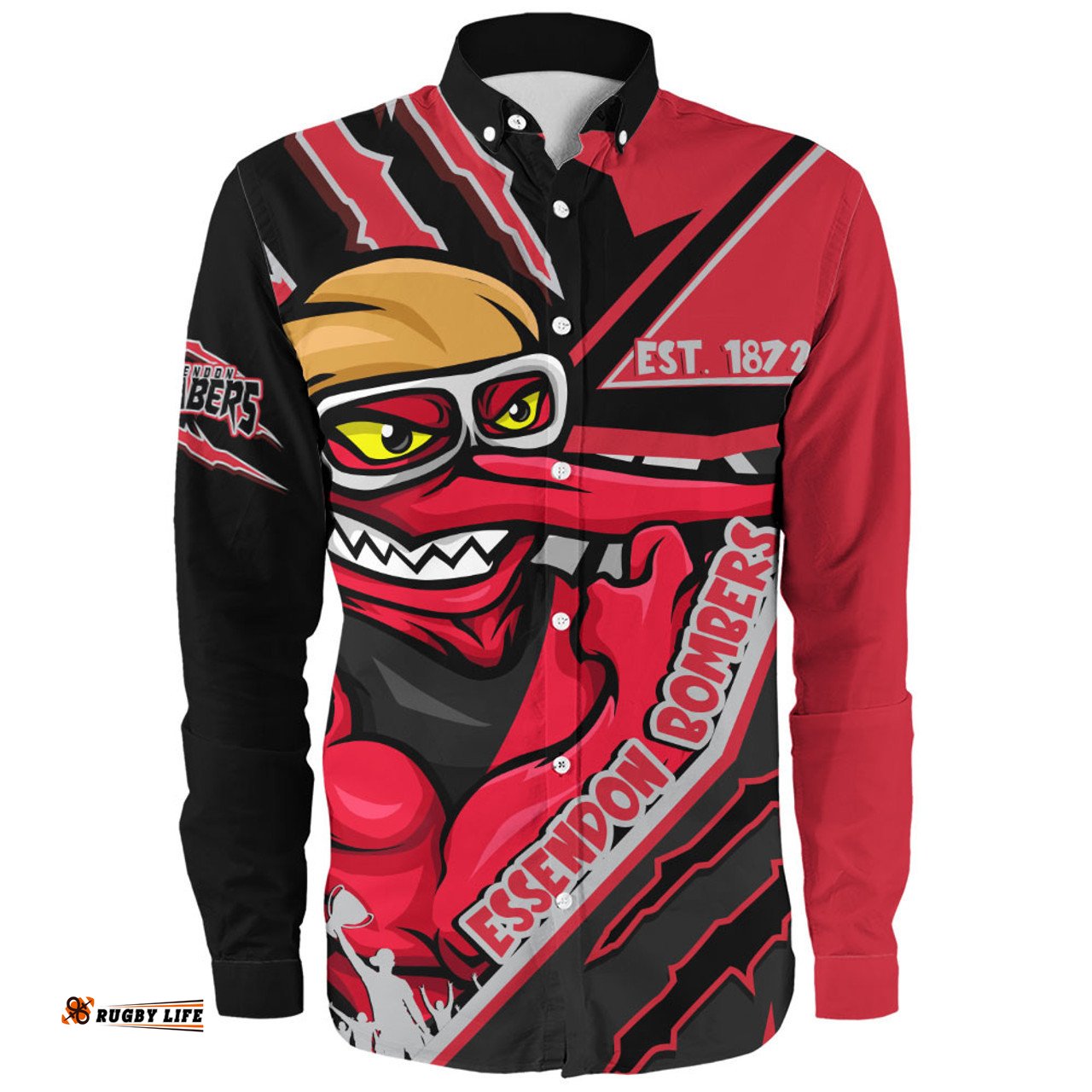 Amazing Aussie Essendon Battlefield Glory Gear Long Sleeve Shirt
