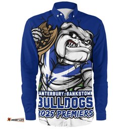 Amazing Aussie Canterbury Bankstown Bulldogs Unleash Power In The Ultimate Battle Long Sleeve Shirt