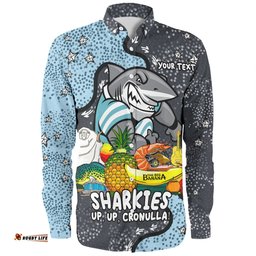 Amazing Aussie Cronulla Sutherland Sharks Custom Australian Big Things Long Sleeve Shirt