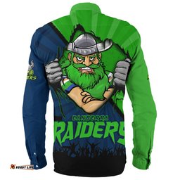 Amazing Aussie Canberra Raiders Fearless Soul Series Long Sleeve Shirt