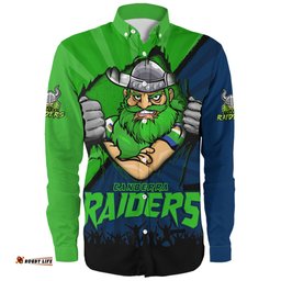 Amazing Aussie Canberra Raiders Fearless Soul Series Long Sleeve Shirt