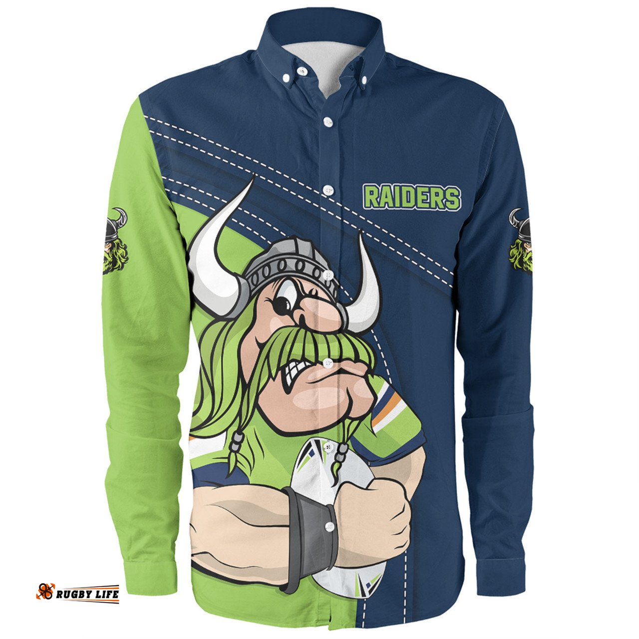 Amazing Aussie Canberra Raiders Custom Team Of Us Die Hard Fan Supporters Long Sleeve Shirt